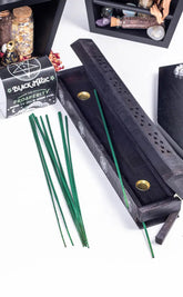 Black Magic Wooden Incense Box with Incense-Incense-Tragic Beautiful