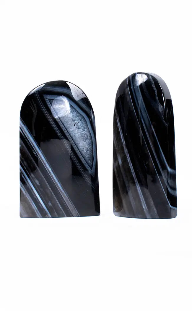 Black Striped Agate Tombstones