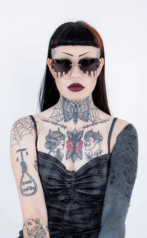 Bleeding Heart Sunglasses Summer Goth Alt Gothic Summer Looks