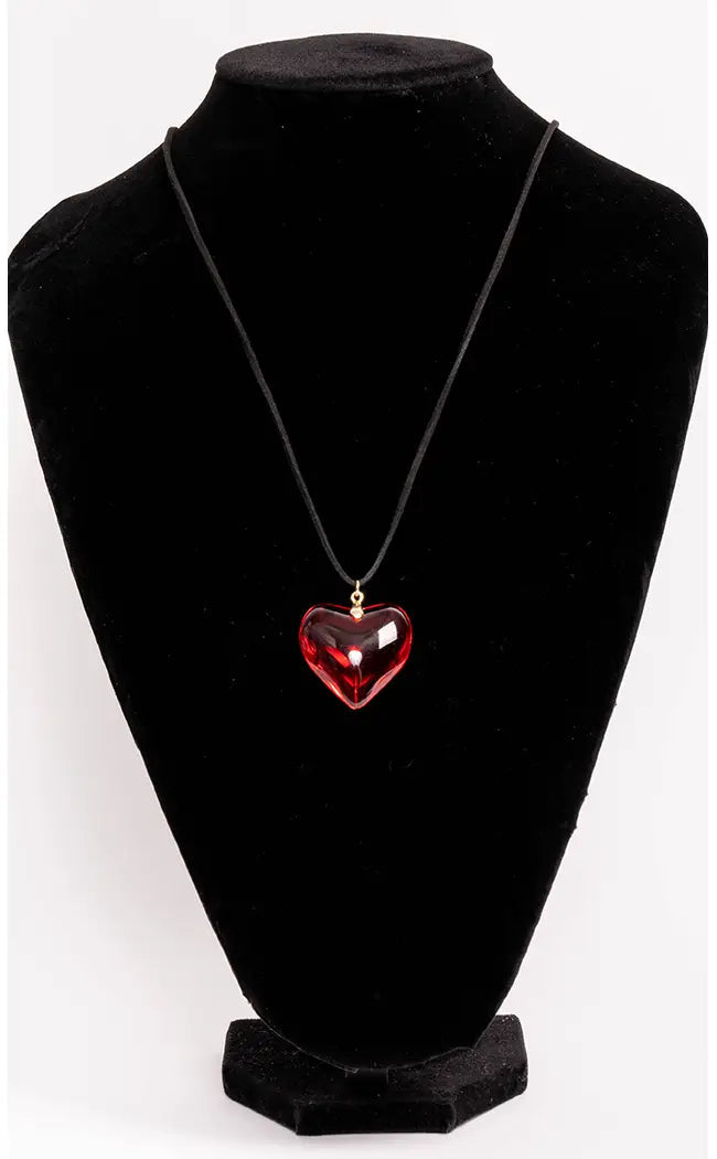 Gothic Pewter Heart Necklace | DARKOTHICA® Gothic home decor, gifts, art  and more!