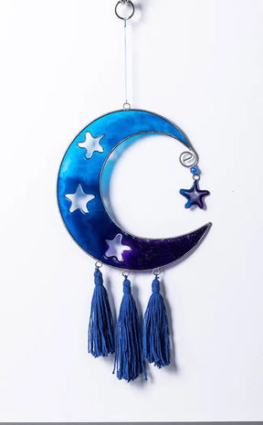 Blue Moon Suncatcher-Gothic Gifts-Tragic Beautiful