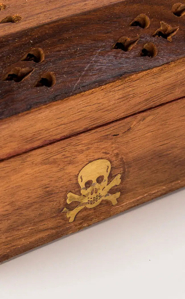 Skull | Wooden Incense Box
