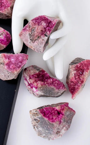 Bright Pink Gemmy Salrose Druzy Specimens-Crystals-Tragic Beautiful