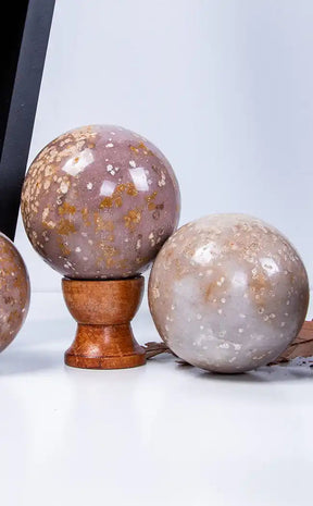 Bubblegum Stone | Pink Quartzite | Spheres-Crystals-Tragic Beautiful
