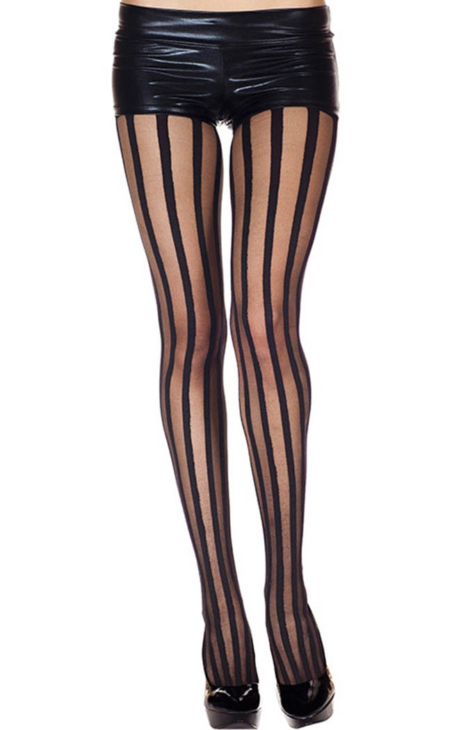 Burlesque Dressed Pantyhose-Music Legs-Tragic Beautiful