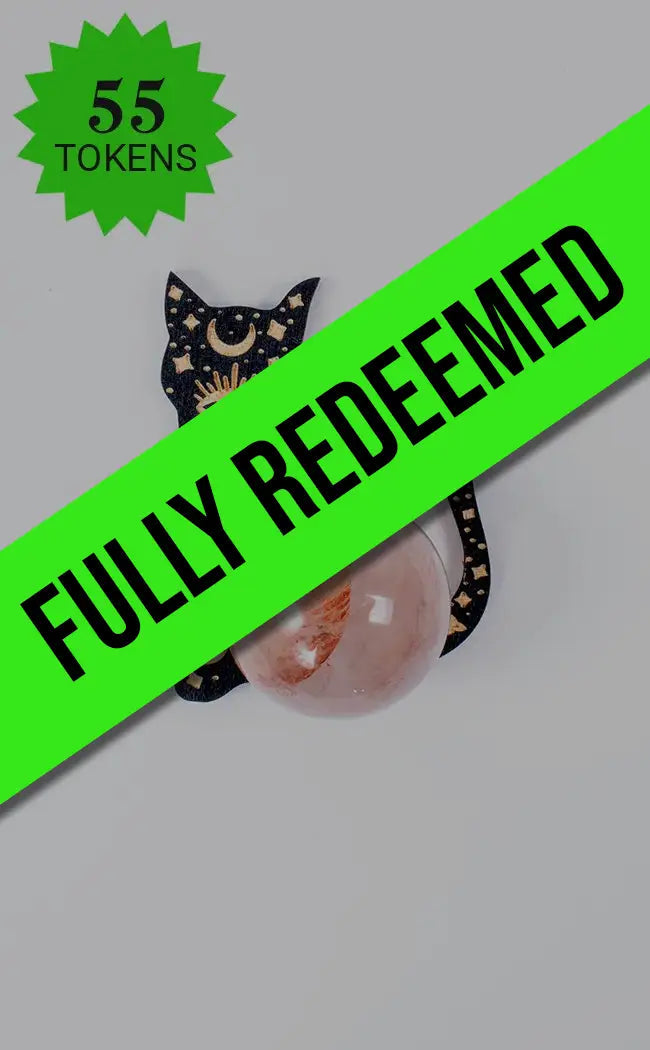 Cat Crystal Sphere Stand | Reward Gift