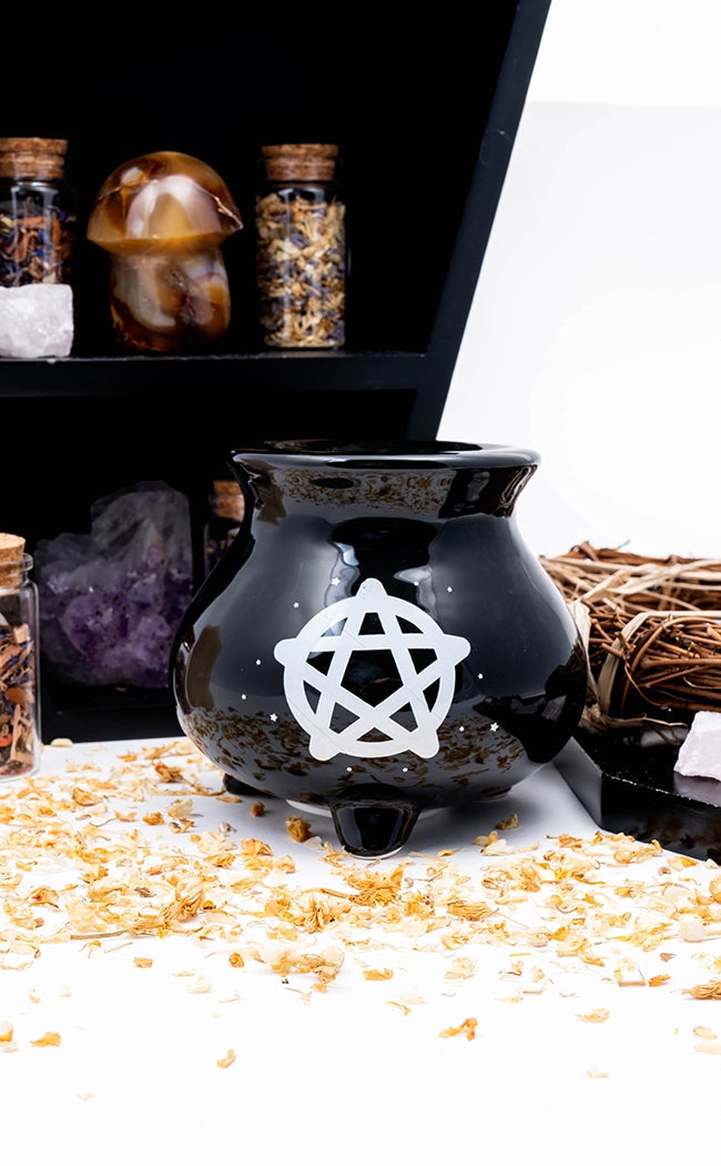 Cauldron Pentagram Money Box