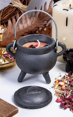 Cauldron Smoke Cleansing Candle | Palo Santo-Candles-Tragic Beautiful