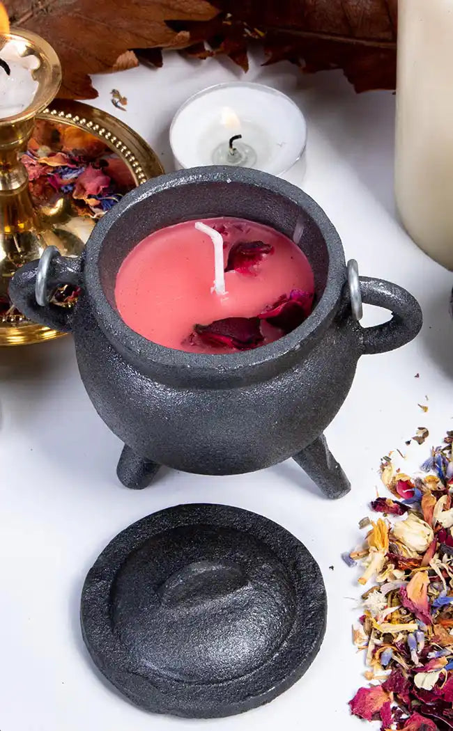 Cauldron Smoke Cleansing Candle | Rose-Candles-Tragic Beautiful