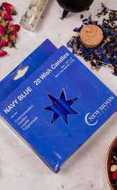 Chime Spell Candles 20 Pack - Navy Blue-Candles-Tragic Beautiful