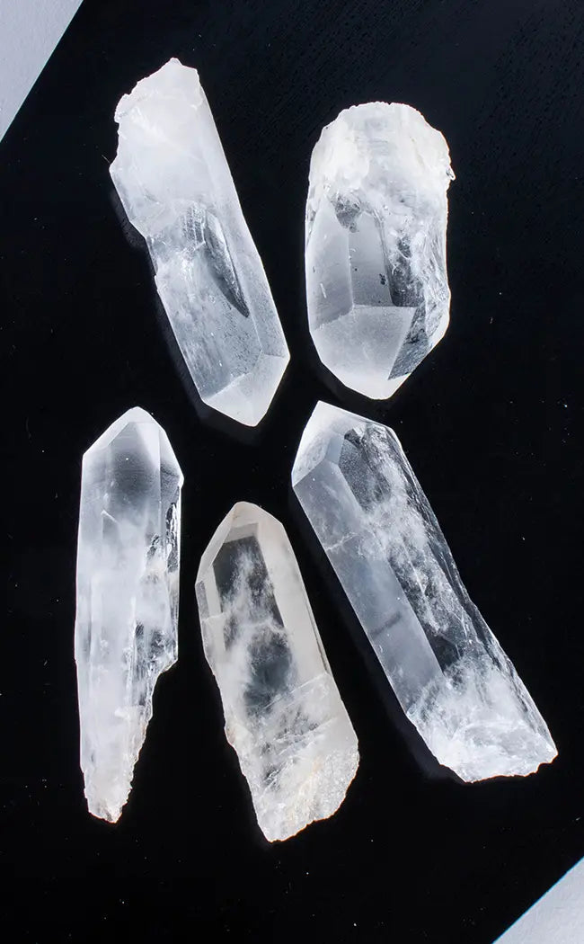 Clear Quartz Points-Crystals-Tragic Beautiful