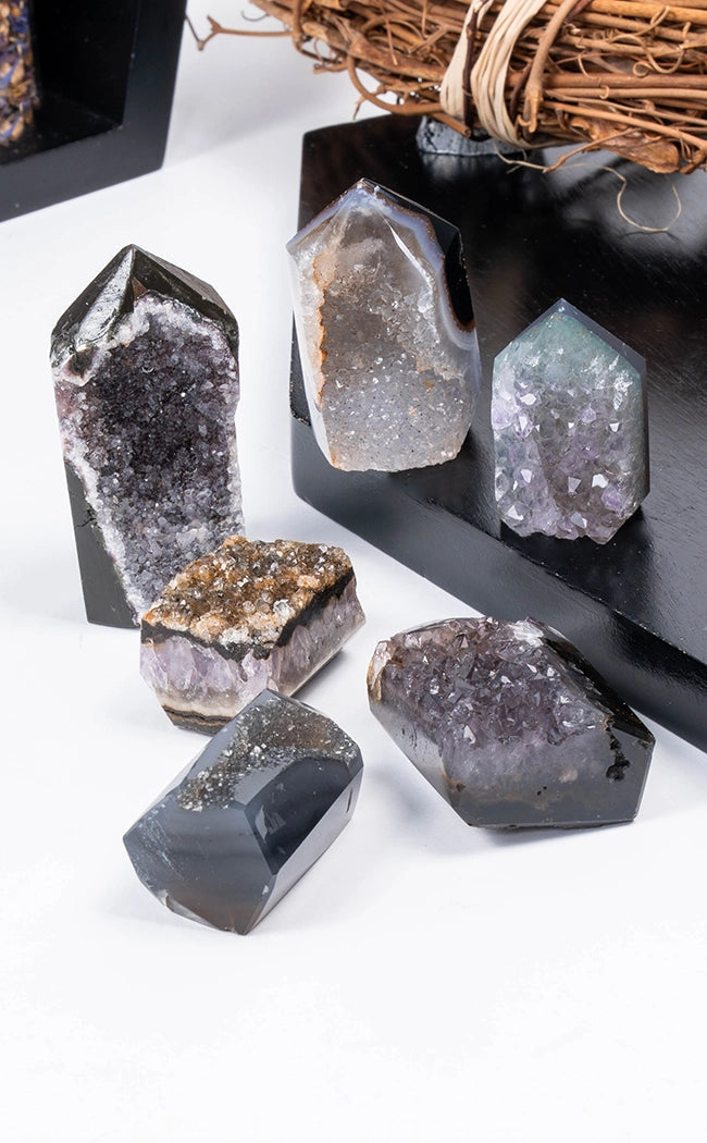 Crystal Agate Cave Towers | Druzy