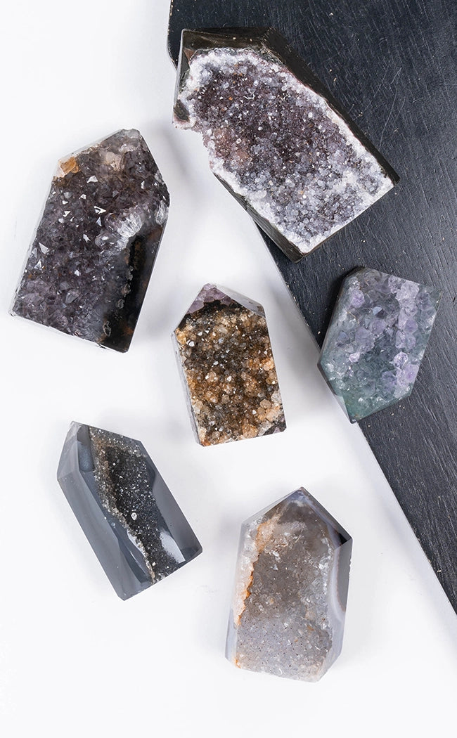 Crystal Agate Cave Towers | Druzy