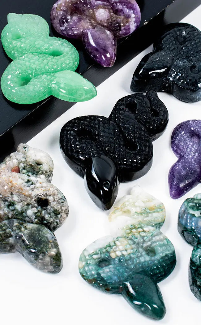 Crystal Snakes | Intuitively Picked-Crystals-Tragic Beautiful
