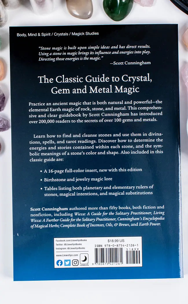 Cunningham's Encyclopedia of Crystal, Gem & Metal Magic-Occult Books-Tragic Beautiful