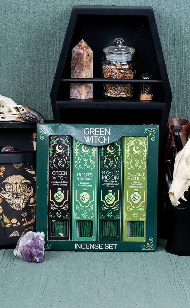 Green Witch Incense Stick Gift Set