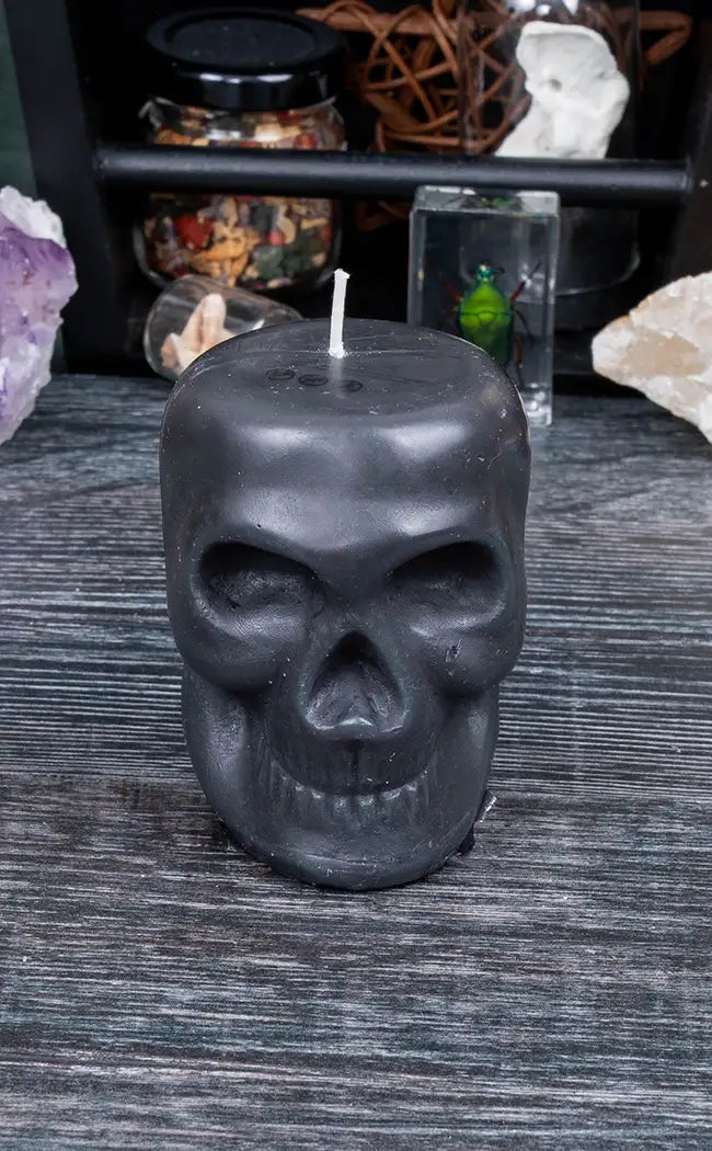 Black Skull Candle | Opium