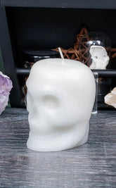 White Skull Candle | White Sage