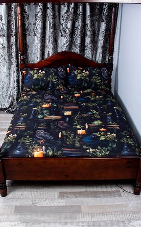Dark Library Quilt Cover Set & Pillowcases-Drop Dead Gorgeous-Tragic Beautiful