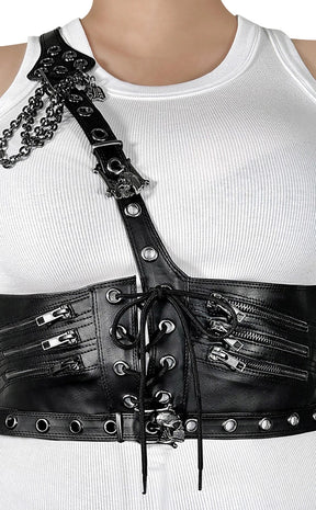 Demonia Crossroads Waist Harness-Demonia-Tragic Beautiful