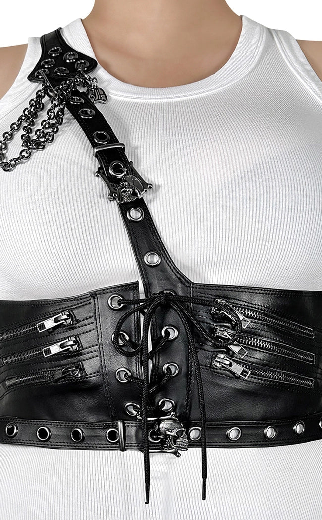 Demonia Crossroads Waist Harness-Demonia-Tragic Beautiful