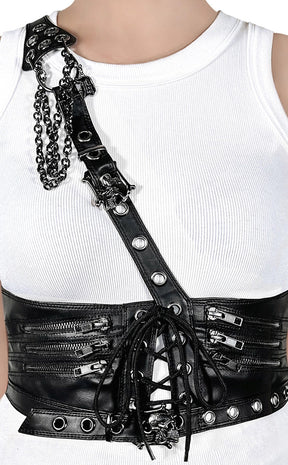 Demonia Crossroads Waist Harness-Demonia-Tragic Beautiful