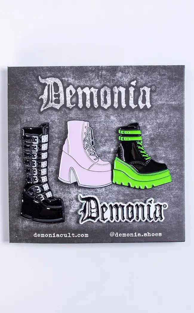 Demonia Enamel Pin Pack-Demonia-Tragic Beautiful