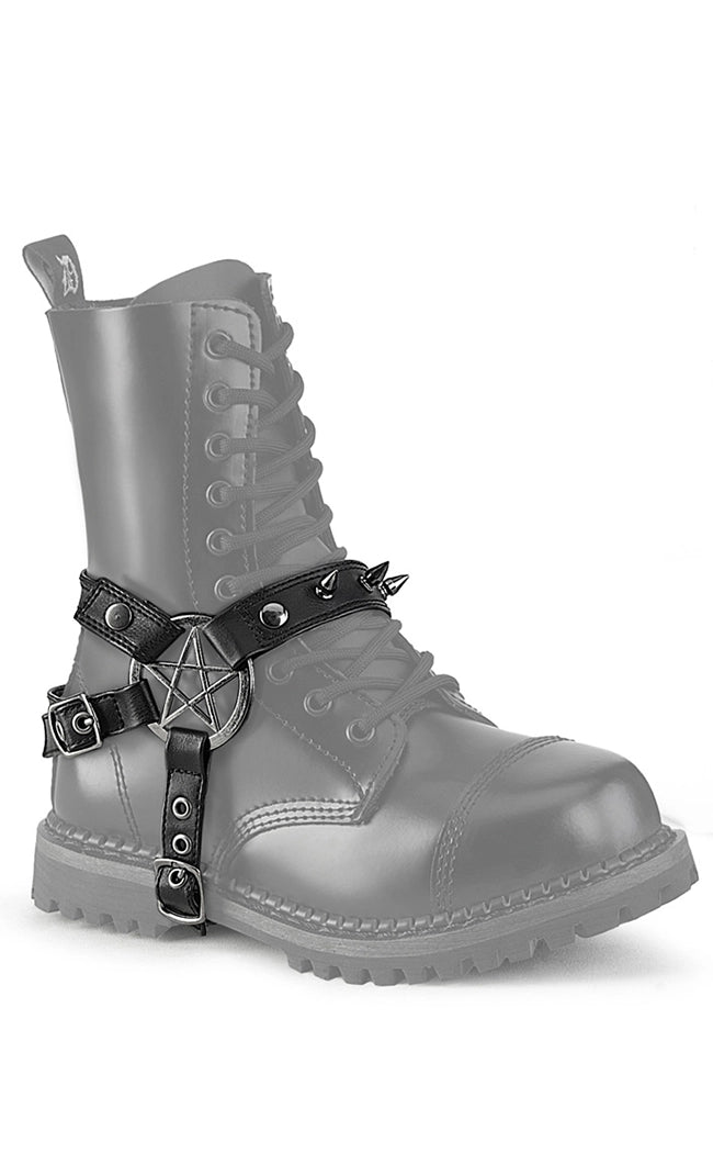 Demonia Pentagram Boot Harness