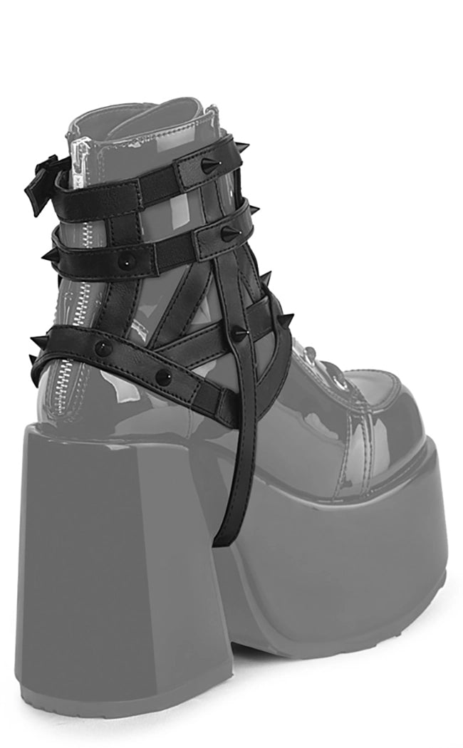 Demonia Spiked Coffin Boot Harness