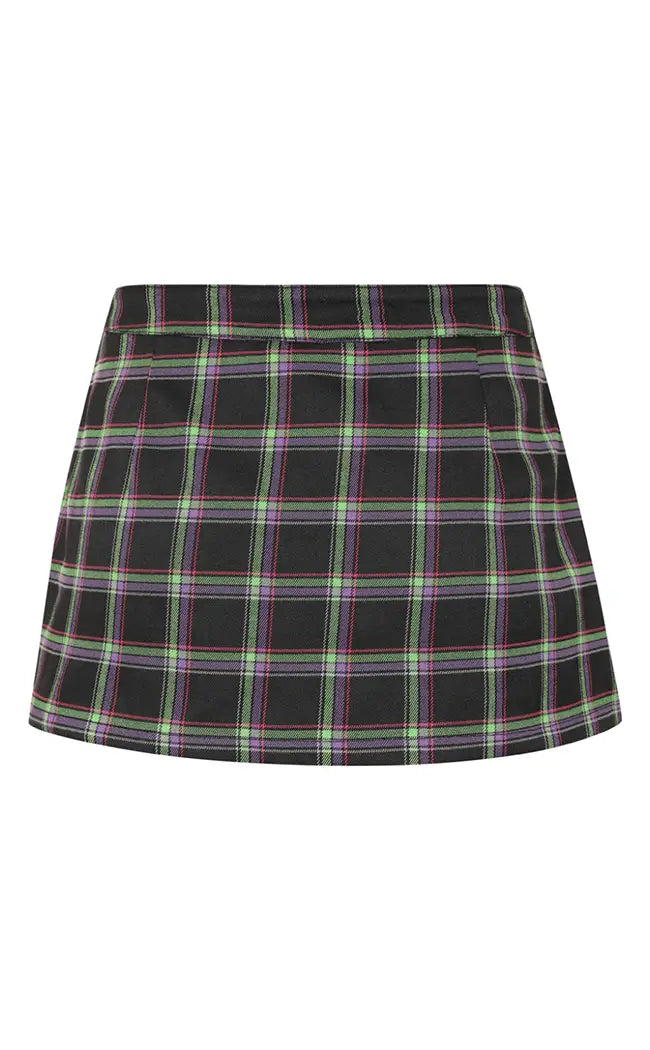Duncan Tartan Mini Skirt-Banned Apparel-Tragic Beautiful