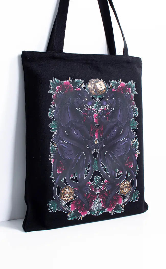 Dungeon Beast Canvas Tote Bag-Rose Demon-Tragic Beautiful