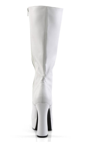 ELECTRA-2020 White Knee High Boots-Pleaser-Tragic Beautiful