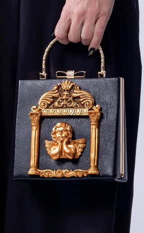 Earth Angel Cherub Handbag-Gothic Accessories-Tragic Beautiful