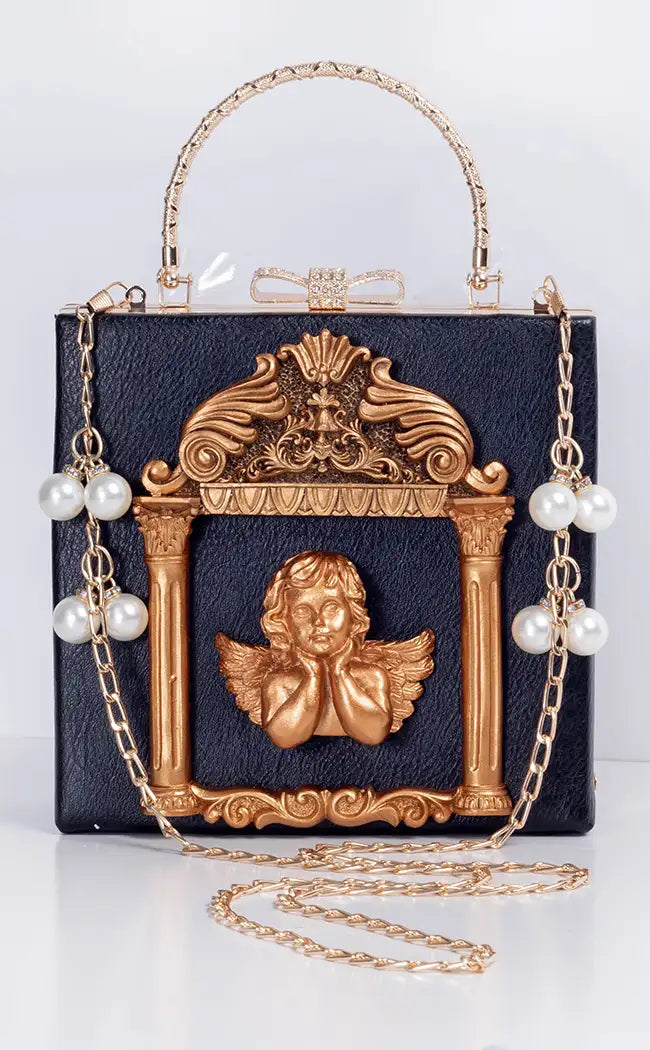 Earth Angel Cherub Handbag-Gothic Accessories-Tragic Beautiful