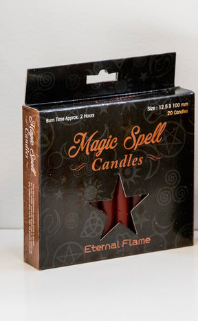 Eternal Flame Spell Candles | Brown-Candles-Tragic Beautiful