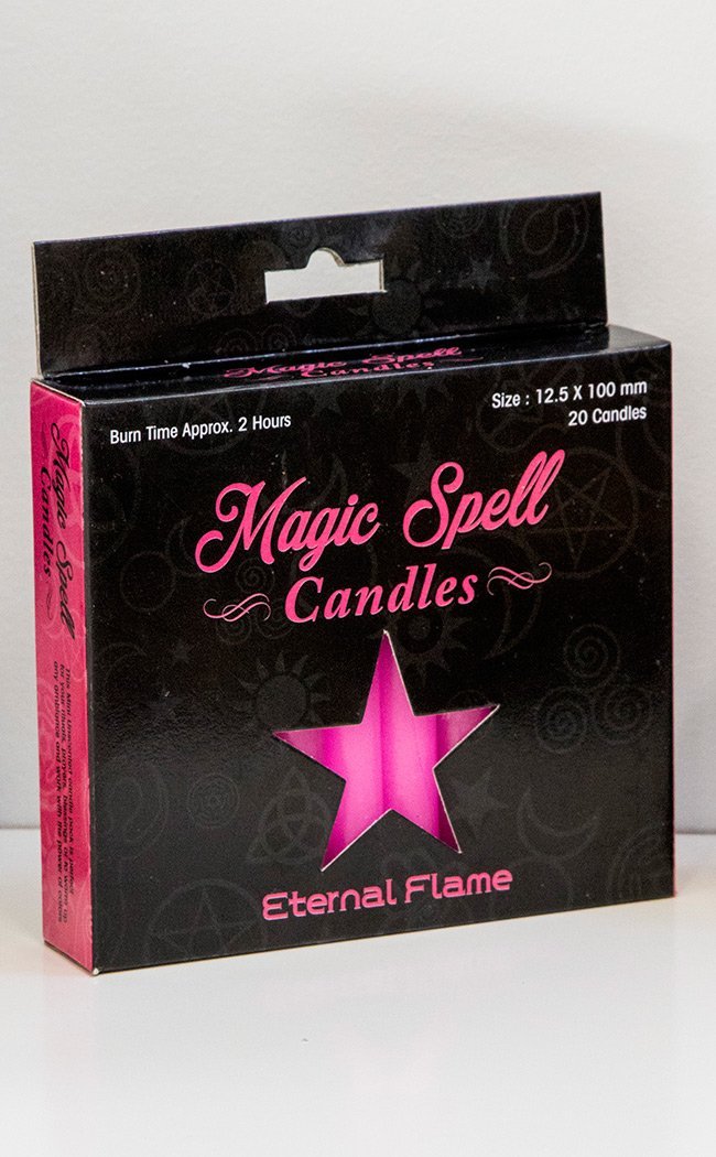Eternal Flame Spell Candles | Pink-Candles-Tragic Beautiful