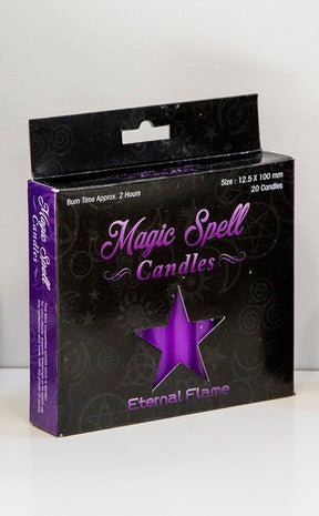 Eternal Flame Spell Candles | Purple-Candles-Tragic Beautiful