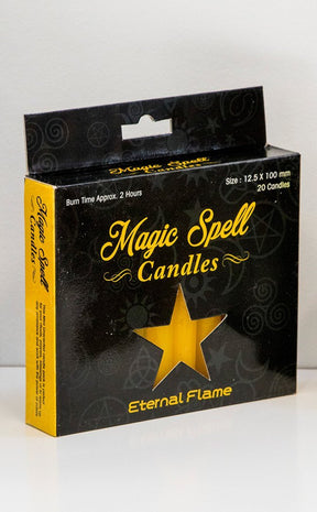 Eternal Flame Spell Candles | Yellow-Candles-Tragic Beautiful