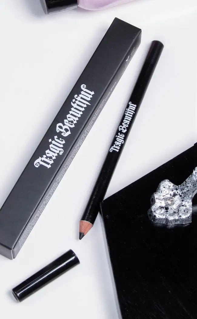 Black Eyeliner & Lip Liner Pencil | Falling | Shop Gothic Vegan Makeup