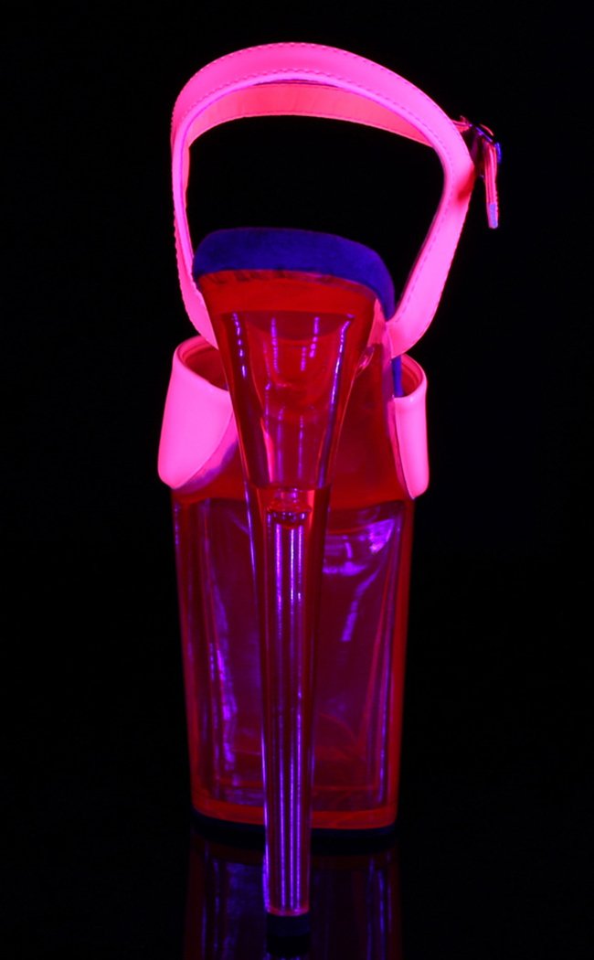 FLAMINGO-809UVT Neon Hot Pink Heels-Pleaser-Tragic Beautiful