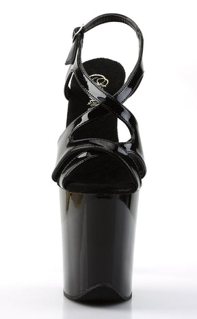 FLAMINGO-831 Black Patent Heels-Pleaser-Tragic Beautiful