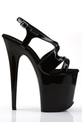 FLAMINGO-831 Black Patent Heels-Pleaser-Tragic Beautiful