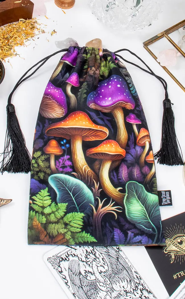Fairy Forest Velvet Tarot Bag