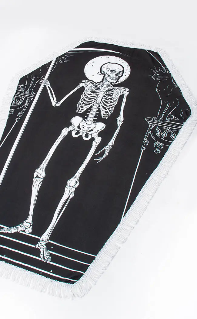 Fear The Reaper Coffin Towel Set