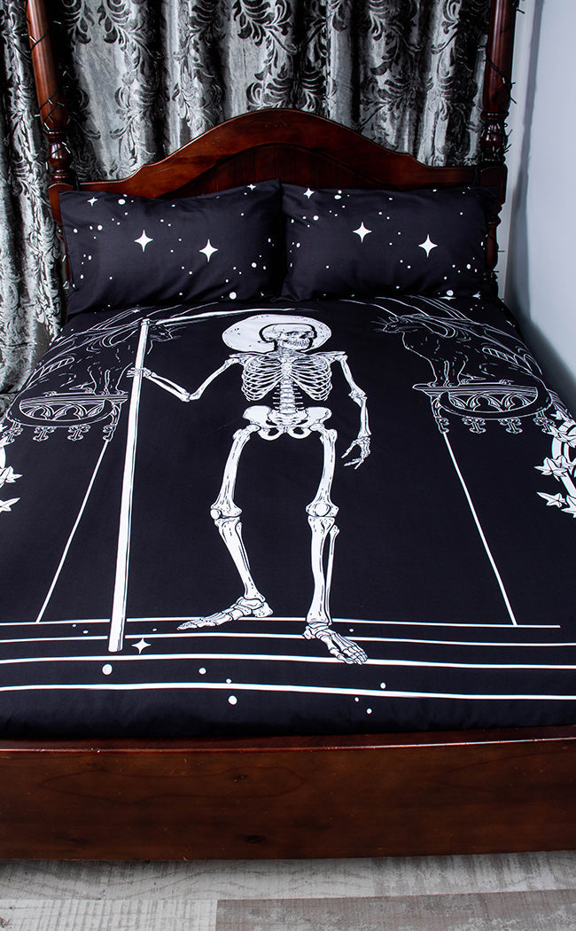 Fear The Reaper Quilt Cover Set & Pillowcases-Drop Dead Gorgeous-Tragic Beautiful