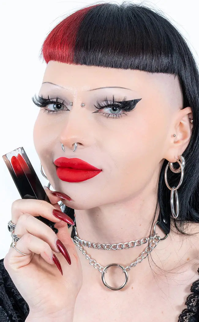 Femme Fatale - Ruby Red Matte Lipstick | Evil Eye Cosmetics