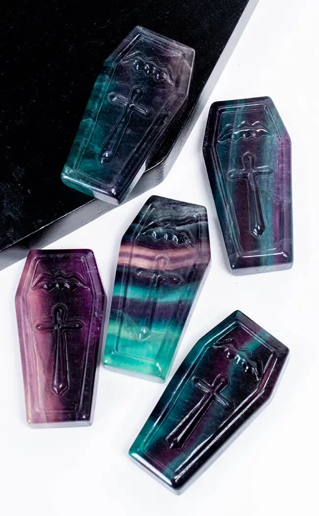 Fluorite Crystal Coffin-Crystals-Tragic Beautiful