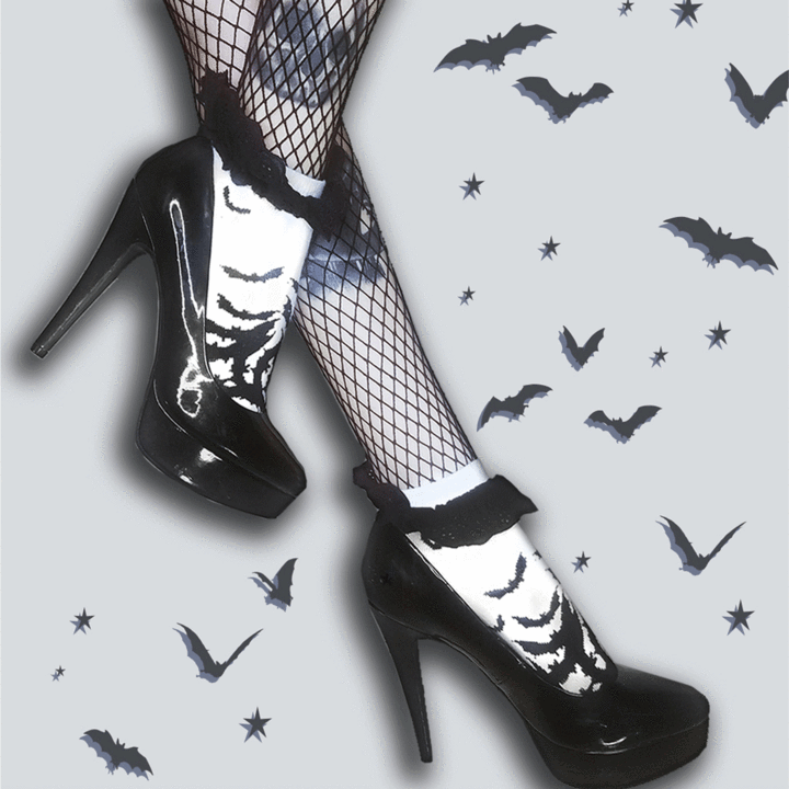Fly Me To The Moon | Lace Ankle Socks-Too Fast Brand-Tragic Beautiful