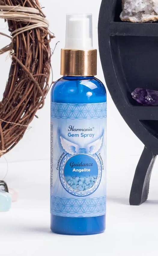 Gem Sprays | Guidance | Angelite-Witchcraft Supplies-Tragic Beautiful