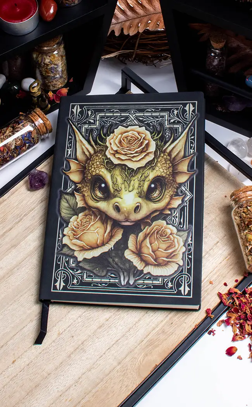 Dragon Notebook Gold Dragon Notebook | Gothic Books Journals & Gifts Australia